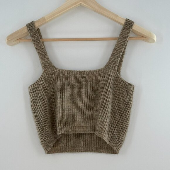 Anthropologie by Anthropologie Twist Front Sweater Set Beige Neutral Size XS - Picture 5 of 16